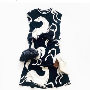 Amala Top - Horses around and Dee Bias Skirt